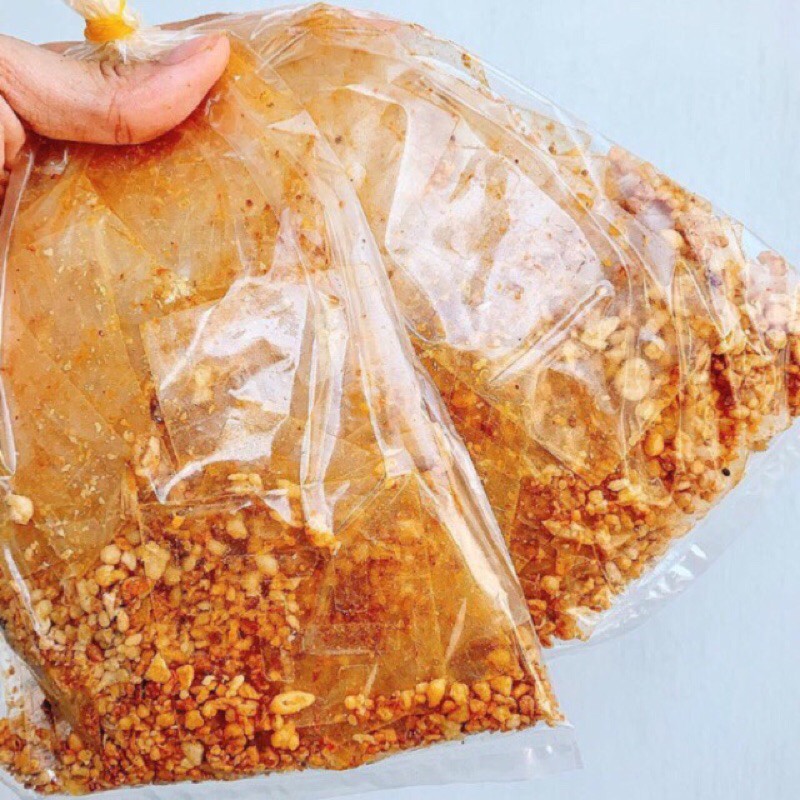 50 bịch bánh tráng xike tỏi phi muối nhuyễn