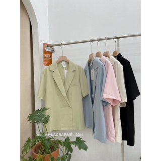 Blazer cộc tay 4 khuy 2211