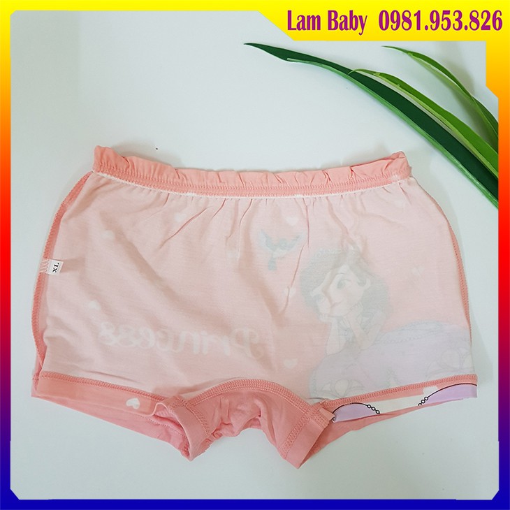 Set 3 Quần Chip Đùi Công Chúa Elsa Siêu Đẹp - Quần Lót Bé Gái 100% Cotton