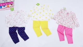 Bộ dài bé gái Crazy8 xuất dư size 2-7t ( 8-22ky)