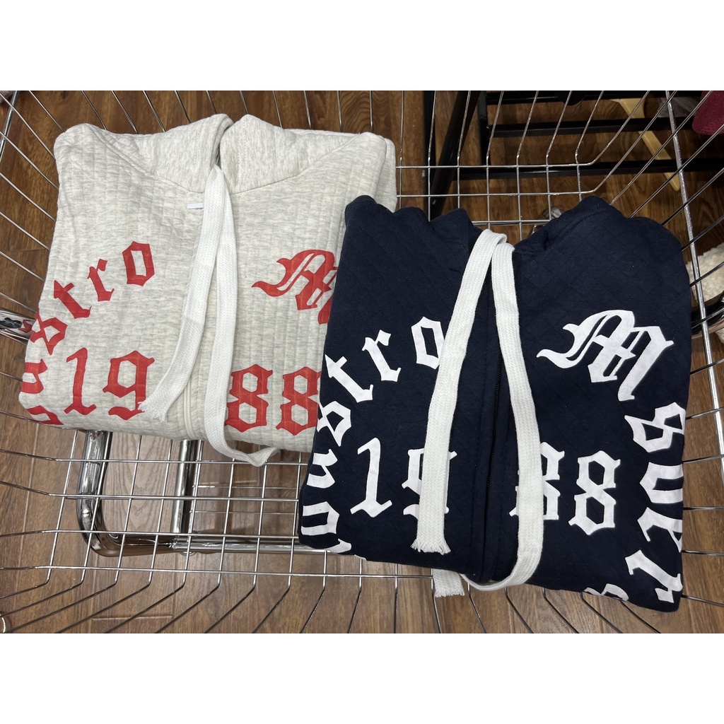 Áo hoodie zip chữ vòng 1988 Unisex [FREESHIP] Khoác nỉ trám form rộng tay phồng kiểu dáng hàn quốc peonyb ulzzang