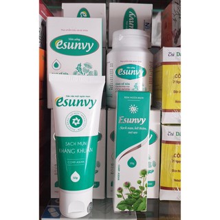 combo bộ sản phẩm mụn Esunvy