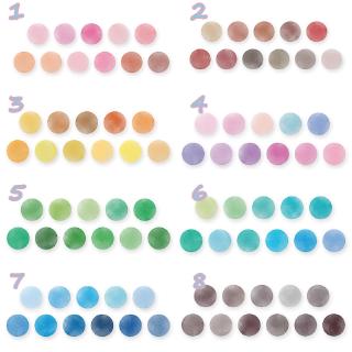 Cuộn Chấm Tròn Winzige Thiết Kế Phối Màu Gradient Trang Trí Đa Dụng