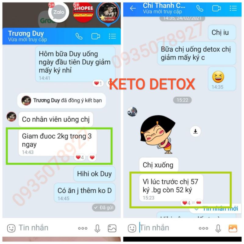 Keto Detox ❤️ Sinh Tố Giảm Cân Siêu Tốc ❤️Giảm Cân An Toàn