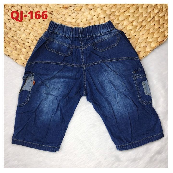 QUẦN SHORT JEAN BÉ TRAI TÚI HỘP 25-27kg.