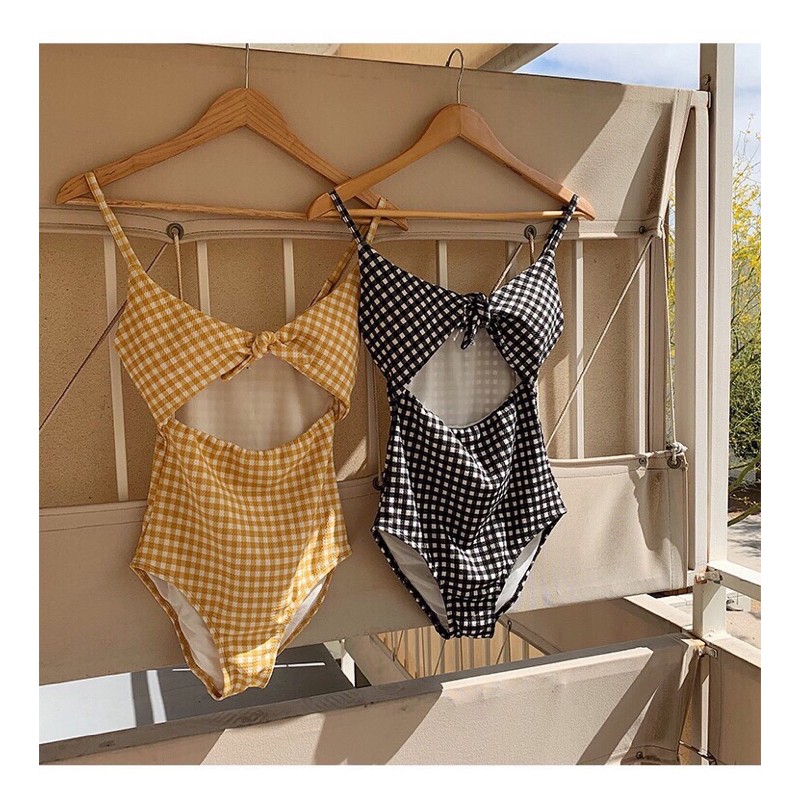 Bikini Liền Thân Đồ Bơi Nữ 2021 Kẻ Caro Quảng Châu Túi Zip Ulzzang  VĐK21 1983 K3-A10 | BigBuy360 - bigbuy360.vn