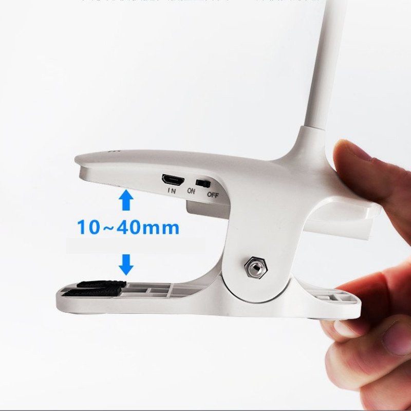 Đèn Bàn, Đèn Kẹp Bàn Học Chống Cận, Đọc Sách Sạc Tích Điện, 3 Chế Độ Sáng TITAN.ST