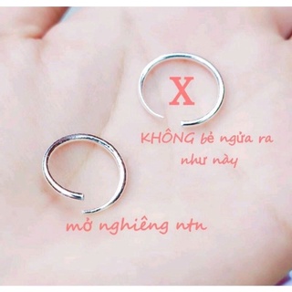 Vòng tầu trơn bi phay cho bé