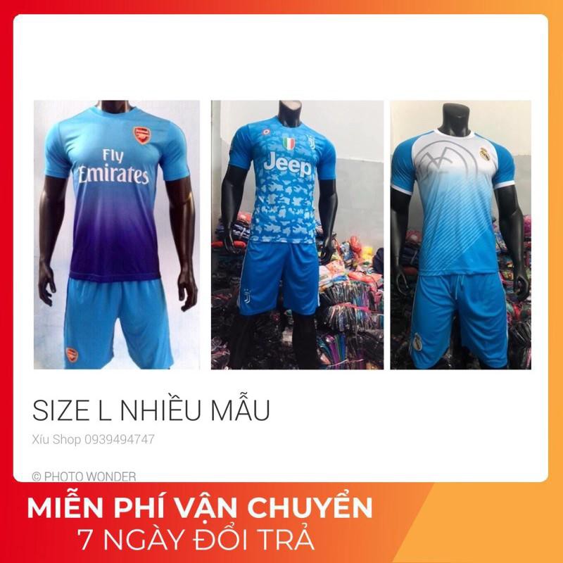 Đồ Đá Banh Size L 🔥FREESHIP🔥 [NHIỀU MẪU] Bộ Thể Thao Thun Lạnh Cực Mát