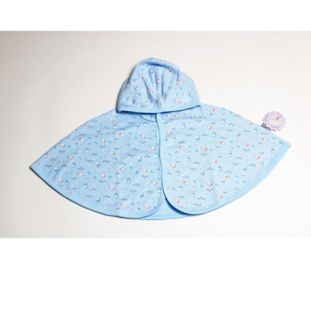 Áo khoác choàng cánh dơi có nón baby mommy đồ dùng giữ ấm che nắng cho bé sơ sinh 7-12kg