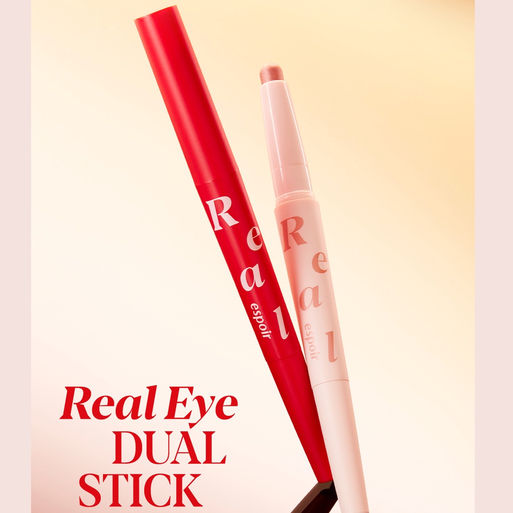 Bút kẻ mắt lấp lánh Espoir Real Eye Dual Stick 0.5gr