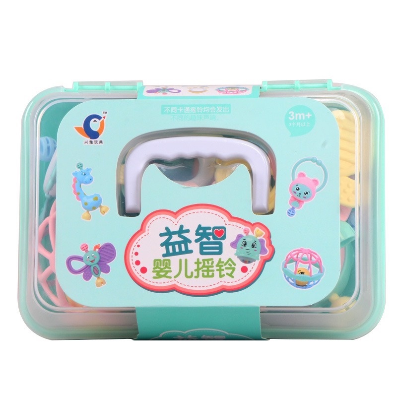 Bộ Đồ Chơi Lục Lạc Cầm Tay Cho Bé Sơ Sinh 11 6 Tháng Tuổi GYLMY1282