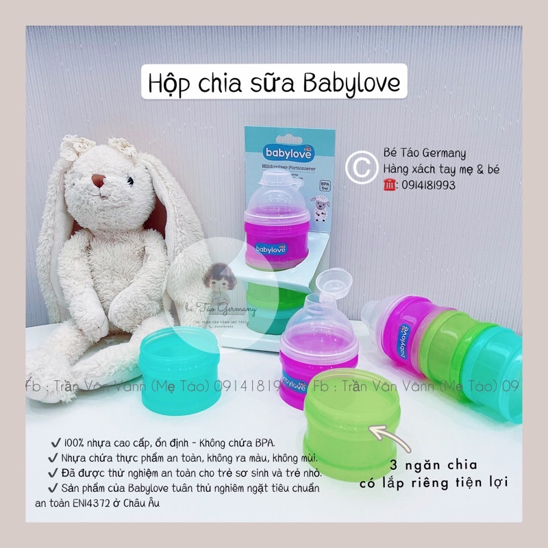 Hộp chia sữa BABYLOVE Đức