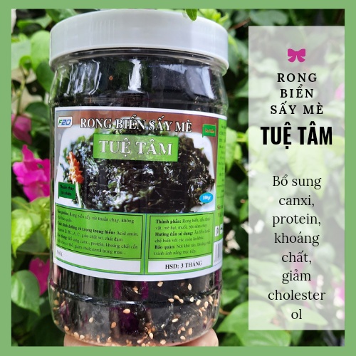 ⭐️{500gr/ 5 hũ lớn } Rong Biển Sấy Mè Tuệ Tâm. Rong Biển Ăn Liền &amp; Rong Biển Rắc Cơm &amp; Rong Biển Sấy Giòn