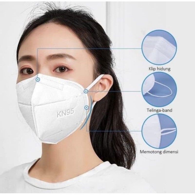 (Kn95) khẩu trang KN95 không van kháng khuẩn cao cấp
