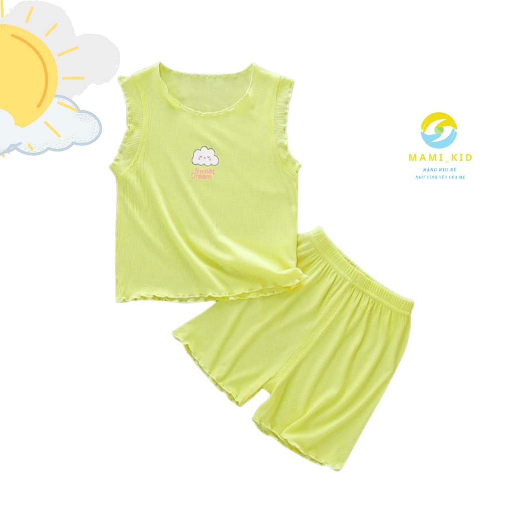 quần áo bé gái chất thun tăm lạnh 100% cotton siêu mát, cho bé 1-15 tuổi, mamikidi (hình in ngực áo có thể thay đổi tùy)