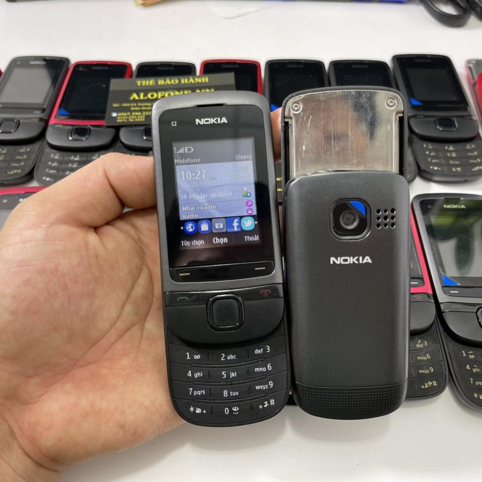 Điện thoại nắp trượt Nokia C2-05 bảo hành 6 tháng hàng chính hãng loa to sóng khoẻ