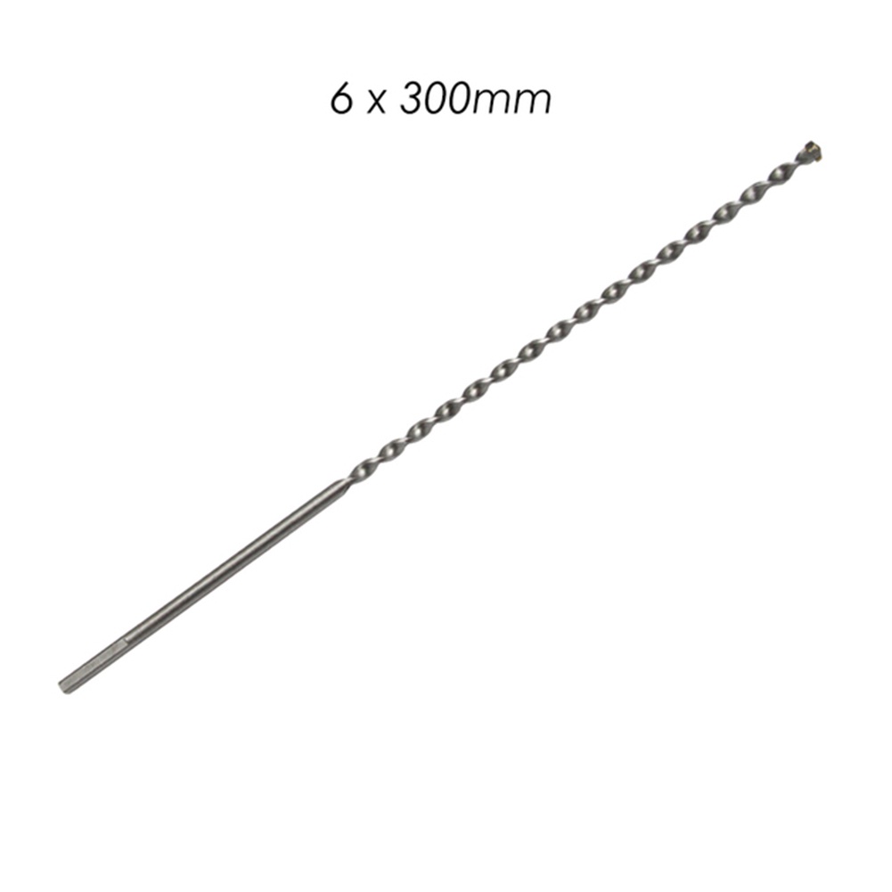 Mũi Khoan Bê Tông Hình Tam Giác Bằng Hợp Kim 300mm Đường Kính 6/8/10/12mm Màu Sắc