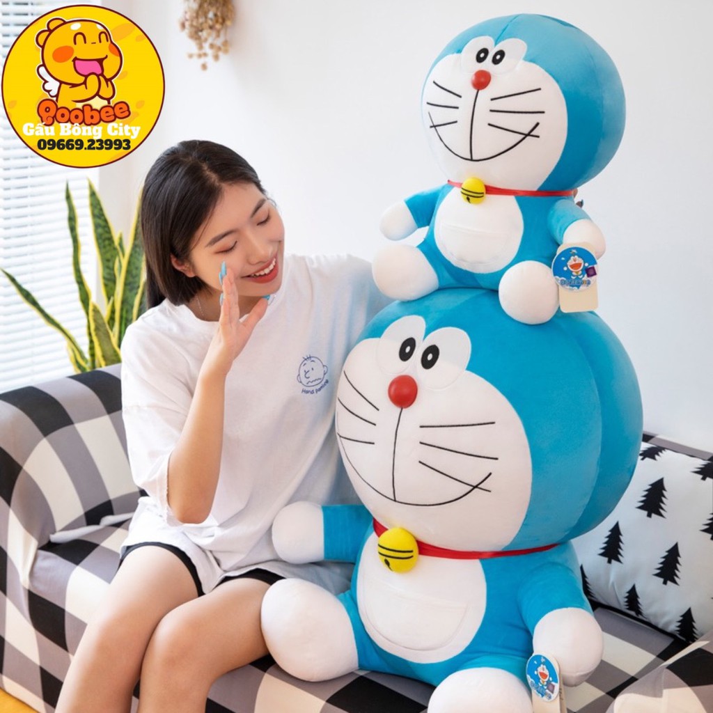 Gấu Bông Mèo máy Doraemon Đô rê mon Doremon Dễ Thương Gấu Bông City