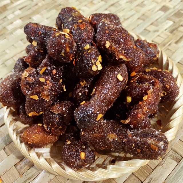 [Mã 156FMCGSALE hoàn 8% đơn 500K] 500g ME LÀO SỐC MUỐI TÔM ĐƯỜNG CAY