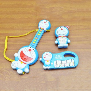 Bộ 3 chi tiết đàn Ghita đàn Organ điện thoại Doremon