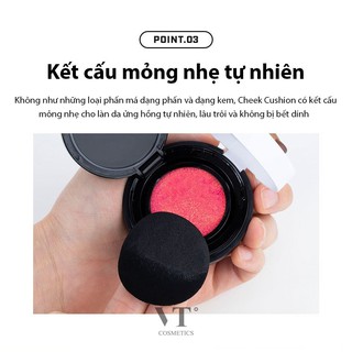[MÁ HỒNG DẠNG KEM VT BT21 ] VT BT21 CHEEK CUSHION