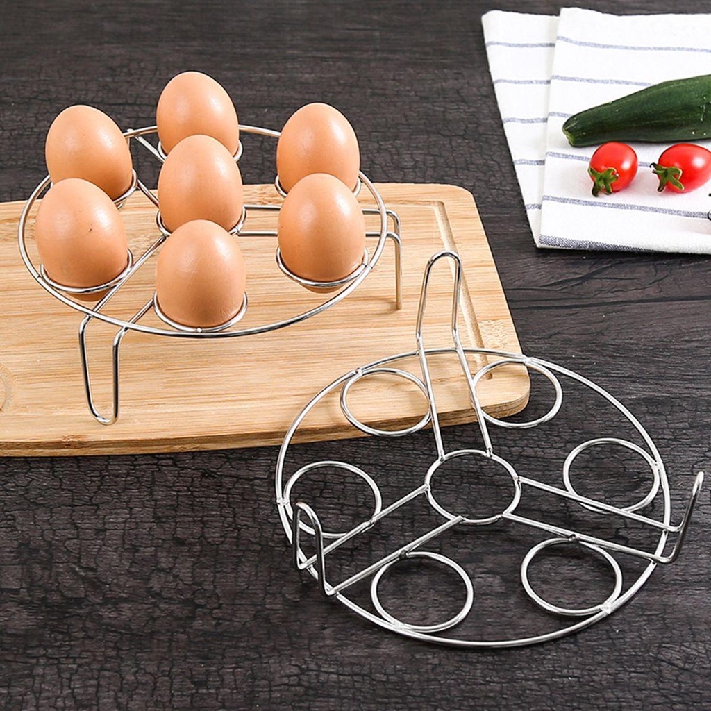 Giá Đỡ Hấp Trứng Bằng Thép Không Gỉ Bền Chịu Nhiệt Cho Nhà Bếp