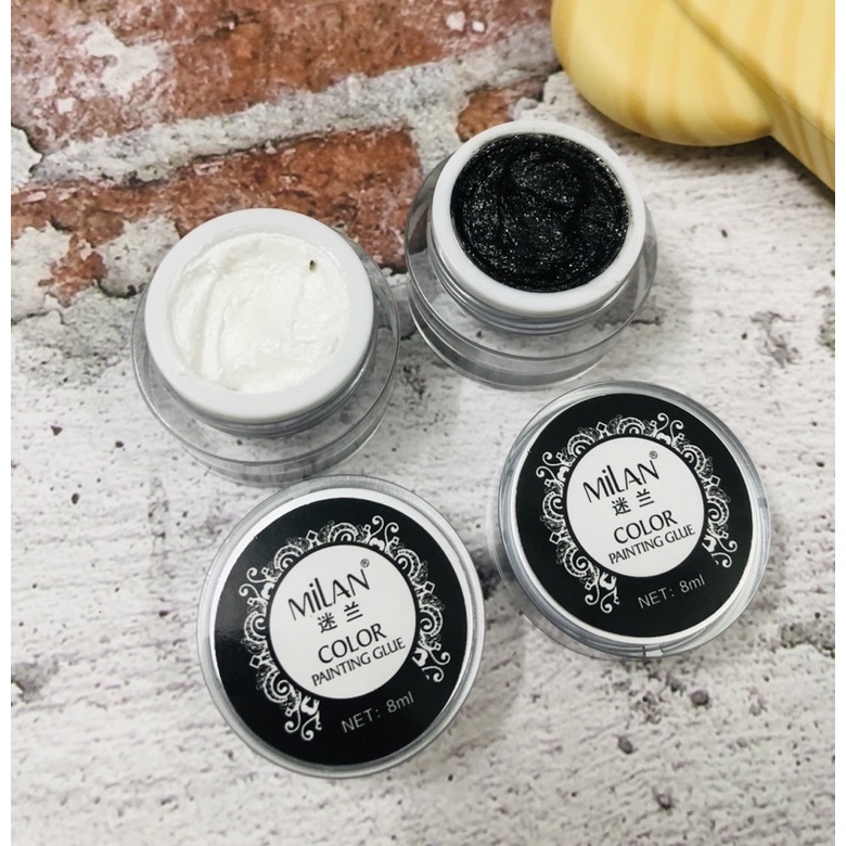 Gel xi măng Milan trắng / đen