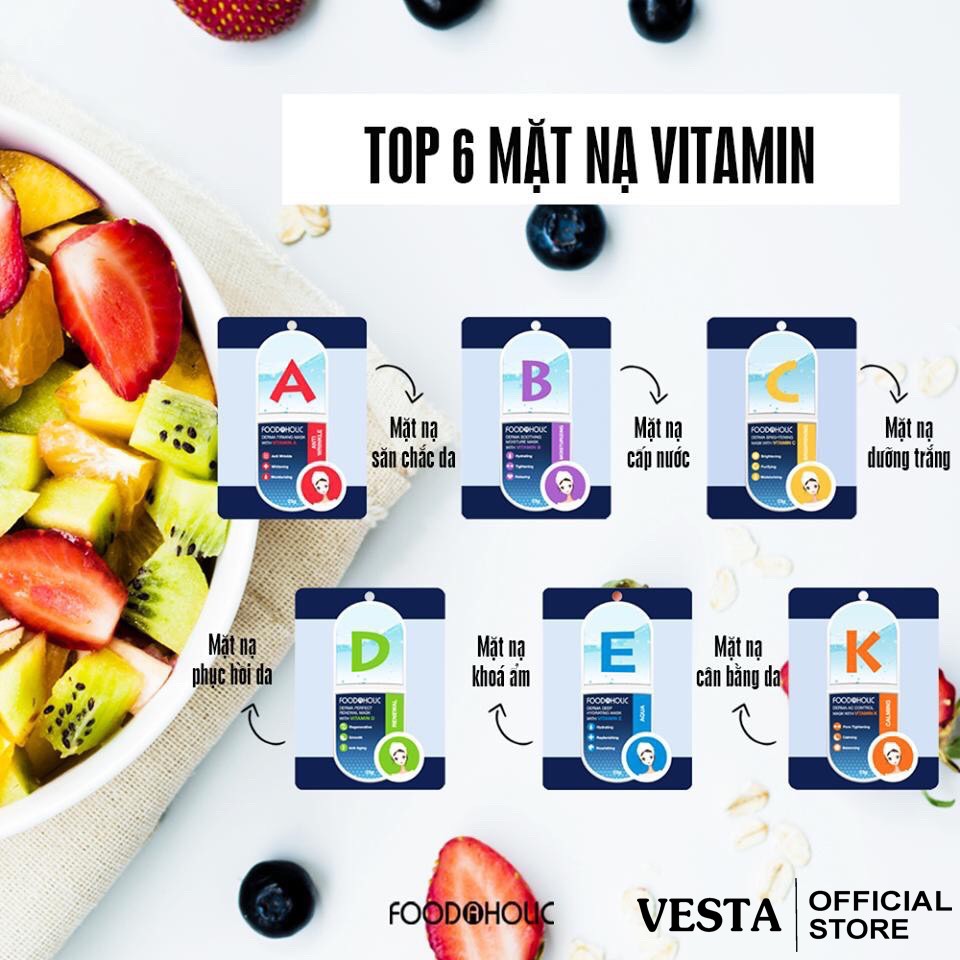 Mặt Nạ Giấy Foodaholic Essential Mask Chăm Sóc Da Toàn Diện 23g | BigBuy360 - bigbuy360.vn