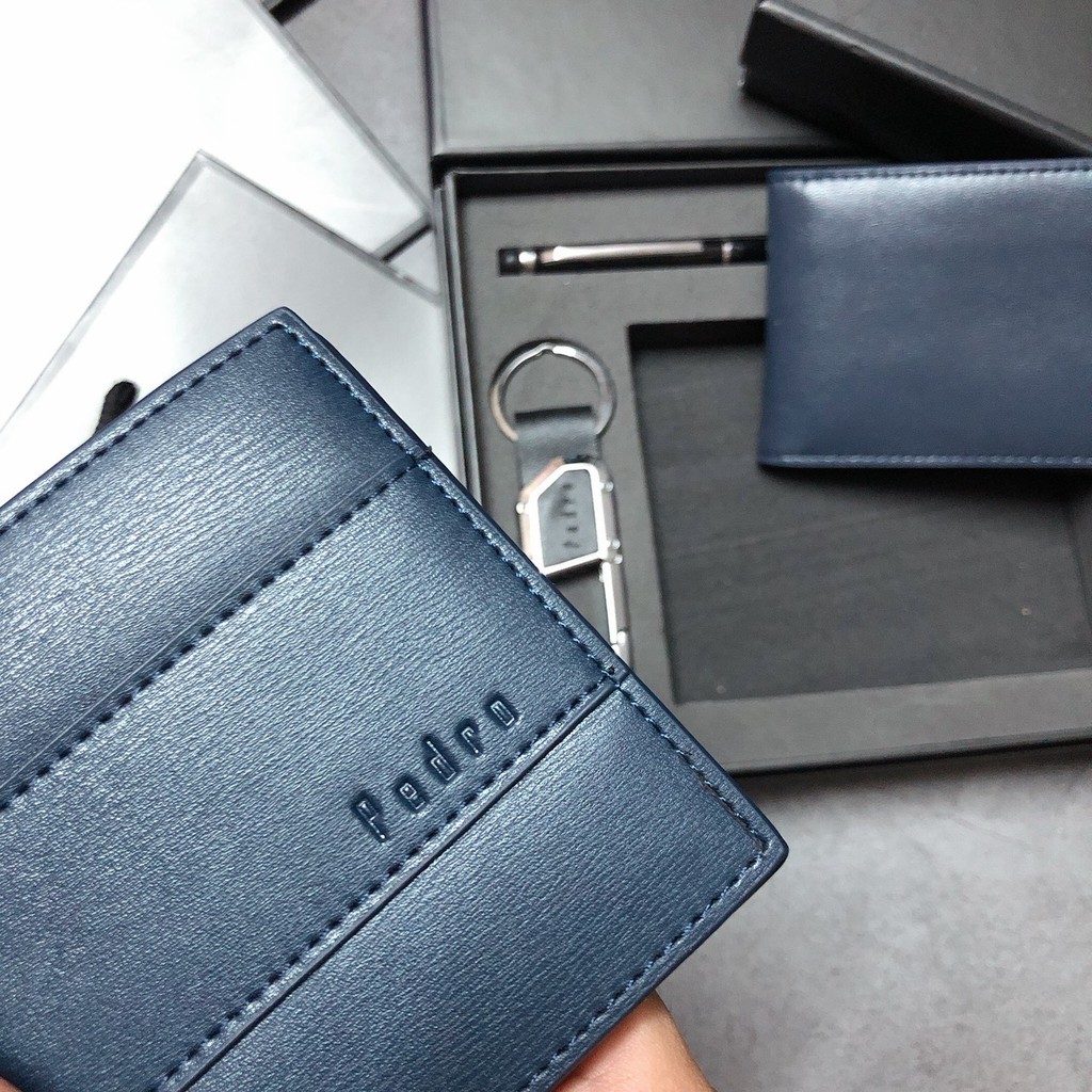 Ví ngắn Pedro nam kèm bút và khóa SP09