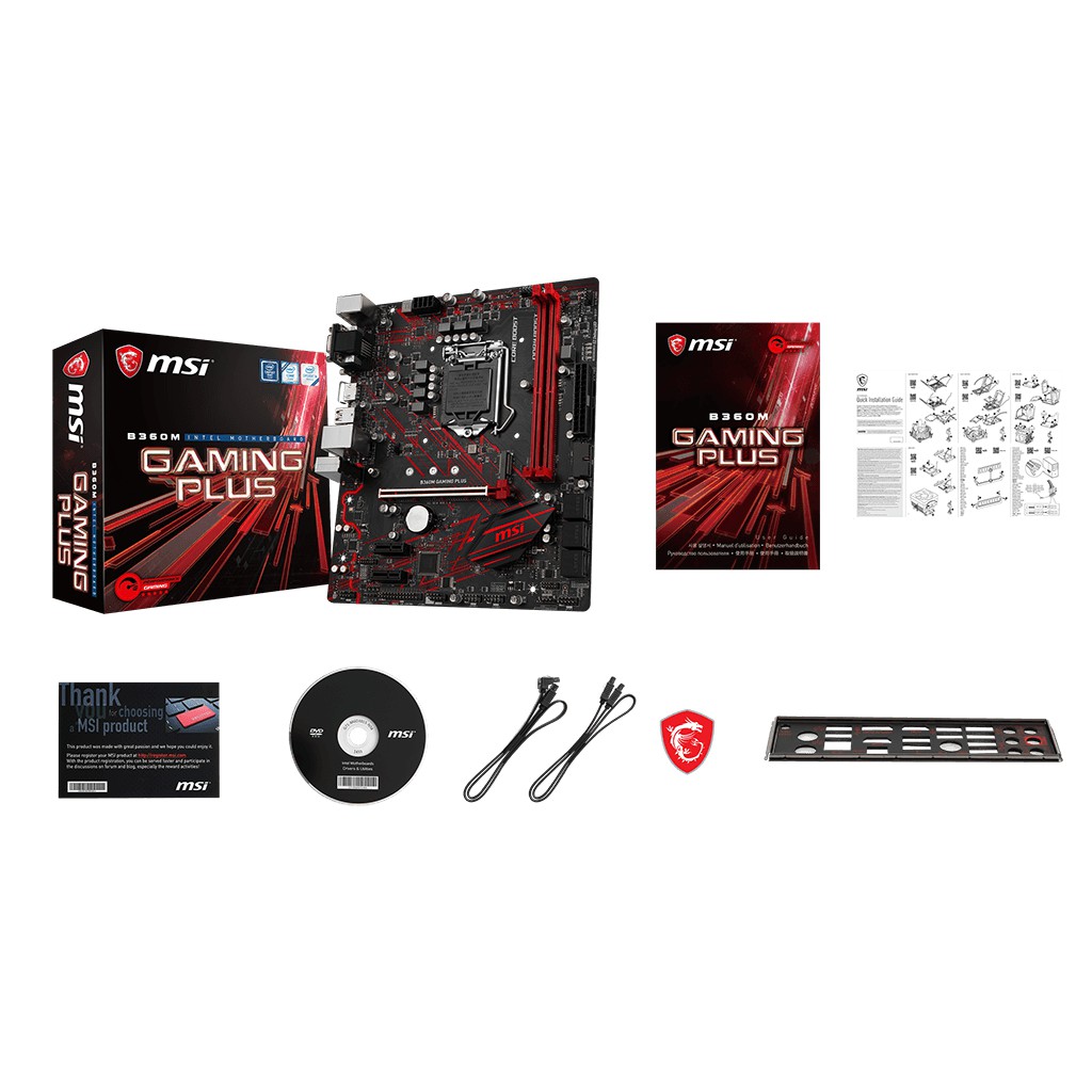 Bo mạch chủ MSI B360M Gaming Plus