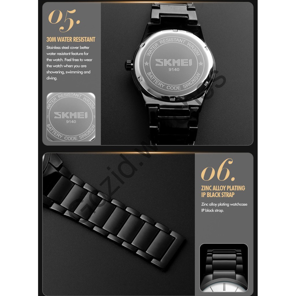 Đồng hồ nam thời trang classic tinh tế chống nước chống xước SKMEI SM11 -Gozid.watches | BigBuy360 - bigbuy360.vn
