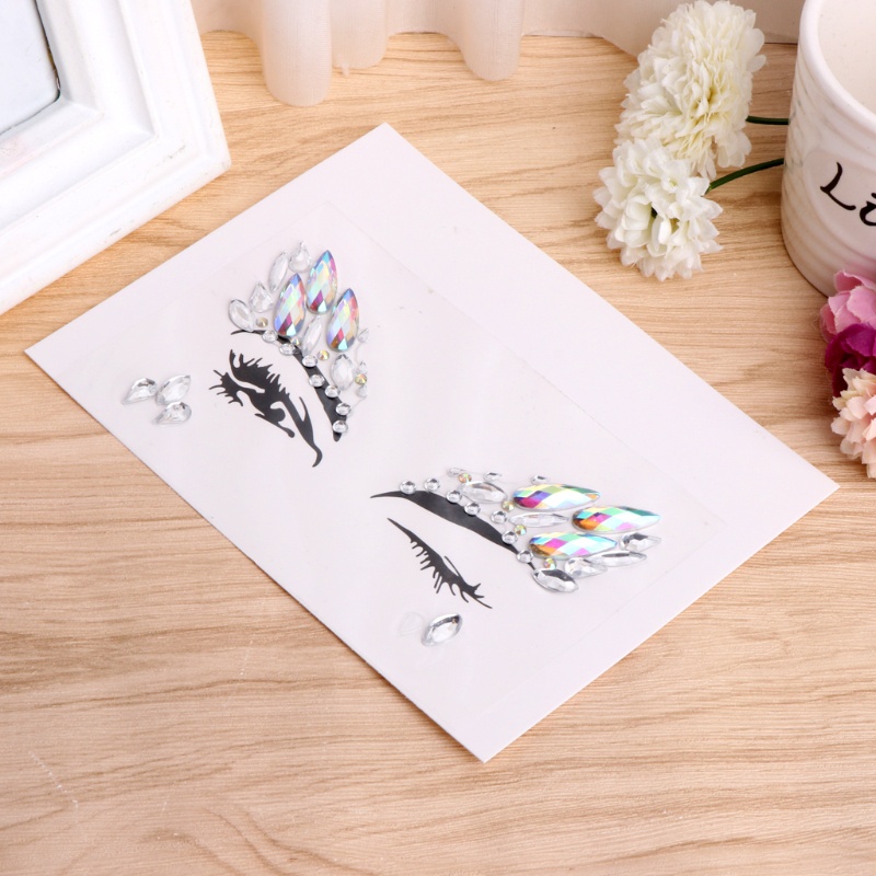 Đá Acrylic ZL04 Dán Mặt / Mắt / Cơ Thể Trang Trí Nghệ Thuật Tiệc Tùng