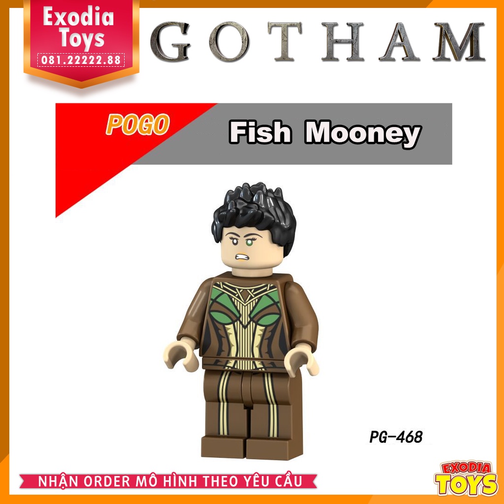 Xếp hình Minifigure DC Comics Siêu Anh Hùng và Kẻ phản diện Gotham City - Đồ chơi lắp ghép sáng tạo - POGO PG8119