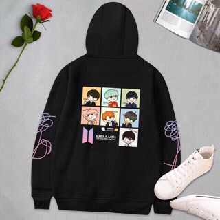 ÁP HOODIE BTS CHIBI CAO CẤP