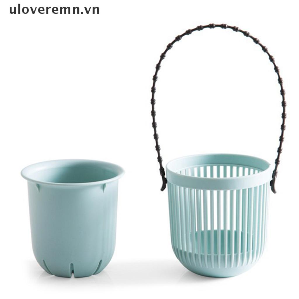 [uloveremn] Giá Đỡ Chậu Hoa Treo Tường Hai Tầng Bằng Nhựa