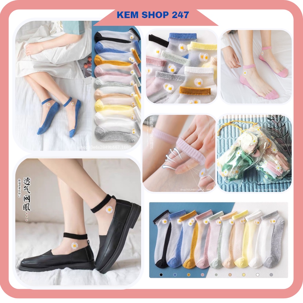 Set 10 đôi tất vớ nữ ren hot hít 2022