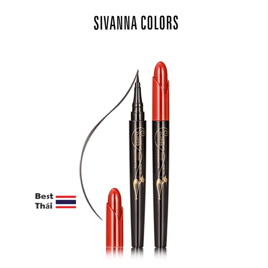 Kẻ mắt Sivanna colors xpress eyeliner pen (HF896) - black