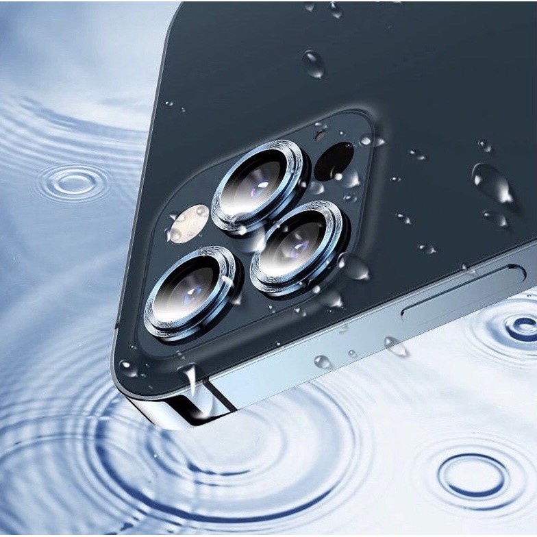 Dán Kính Cường lực bảo vệ viền camera 3 mắt rời cho iP 11 12 13 / mini / Pro / PROMAX / XR cứng chống trầy xước