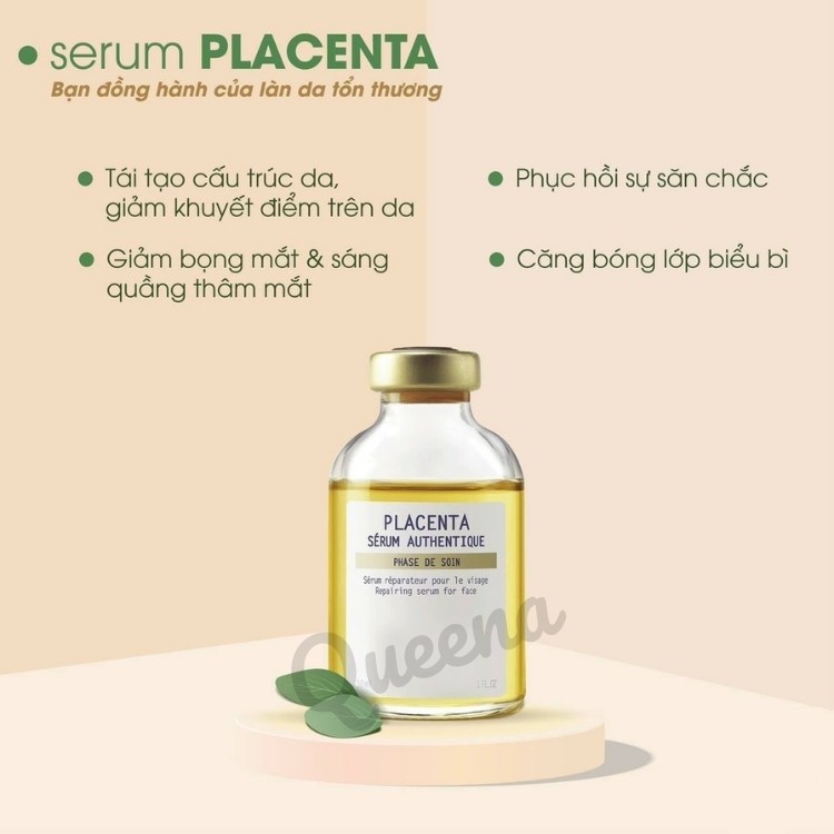 Serum Iso-Placenta tinh chất giúp phục hồi và tái tạo làn da, làm mềm và mịn da giúp mờ thâm mụn và mờ sẹo sau mụn - K25