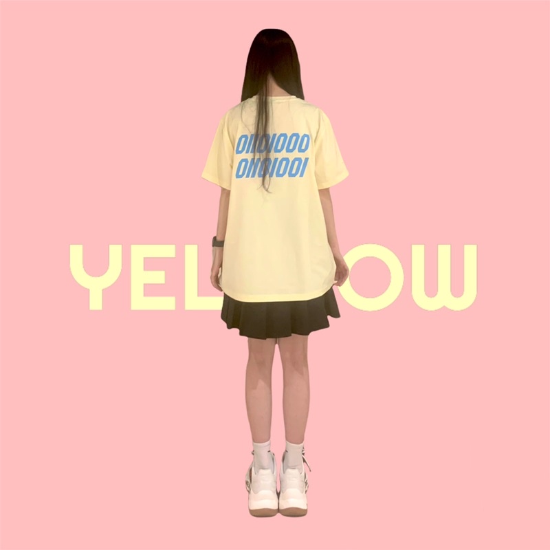 BINARY CODE Tee / Vàng xanh - Phomaisayshi Áo cotton 100% 4 chiều