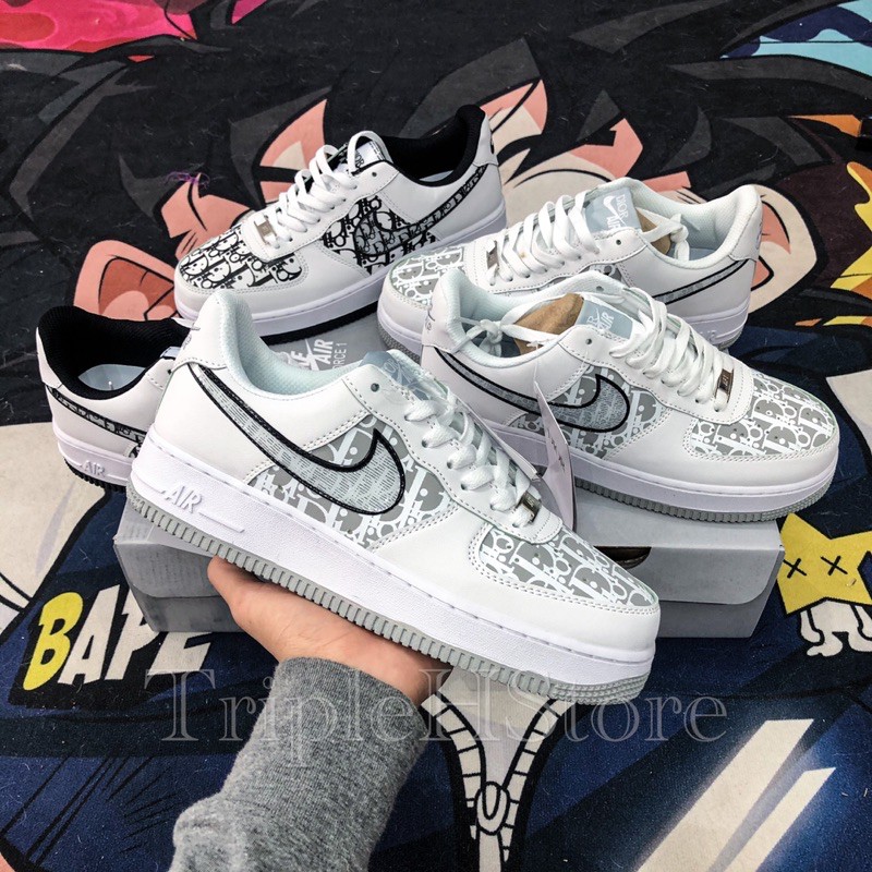 [Mã FAGREEN245 giảm tới 30K đơn 99K] [TripleHStore] Giày Air Force 1 X Dior (Phiên bản chuẩn)/ Giày thể thao Nam/Nữ | BigBuy360 - bigbuy360.vn