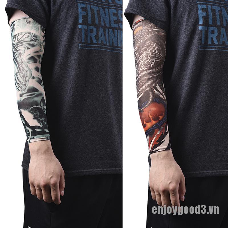 Set 1 / 2 Găng Tay Giả Xăm Hình Xăm Bằng Nylon Cho Nam Nữ Enjoy3