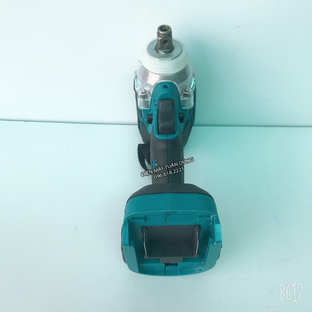 Thân máy bắn bulong pin Makita LỰC SIẾT 500NM Tặng 1 đầu chuyển vít - Động cơ không chổi than siêu mạnh mẽ