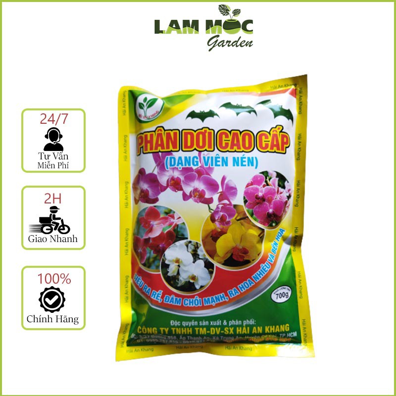 Phân Dơi Cao Cấp Dạng Viên Nén Siêu Ra Rễ, Đâm Chồi Mạnh, Ra Hoa Nhiều Gói 700gr