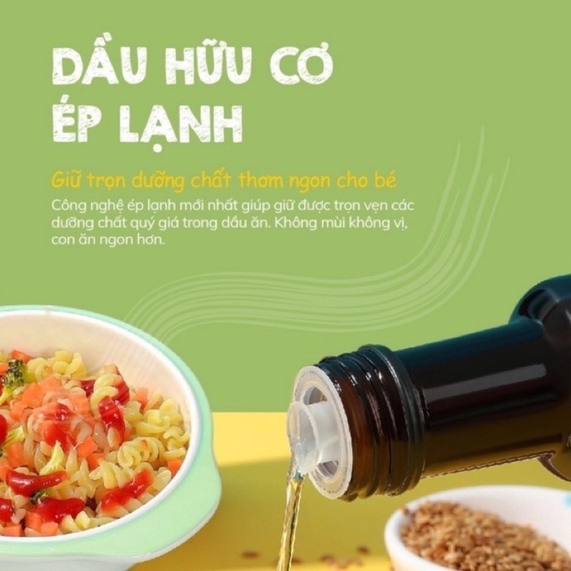 Dầu ăn dặm cá hồi, hạt lanh Mămmy 100ml giàu DHA, Omega3 cho bé ăn dặm từ 6 tháng. Date 11/2023 - Sumishop2019