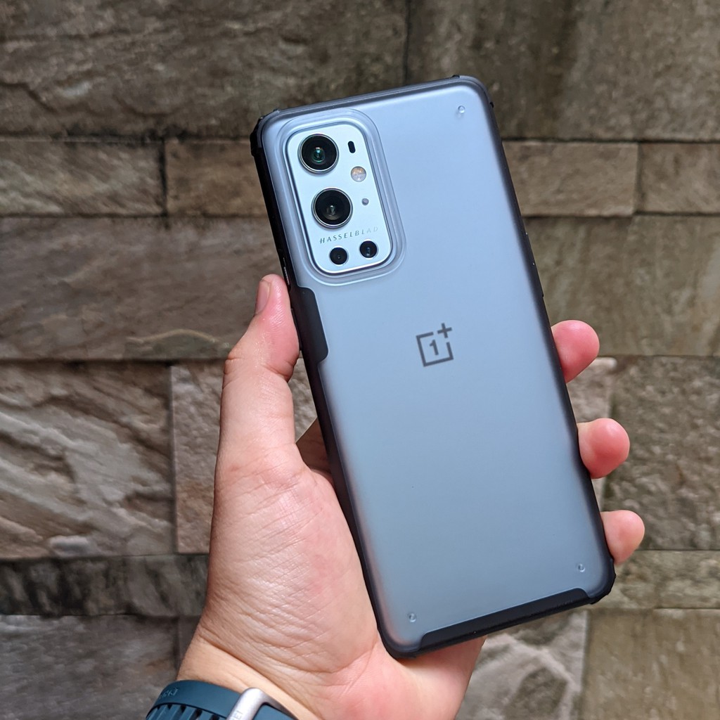 Ốp lưng oneplus 9 op 9 pro chống sốc bảo vệ camera chống vân tay nhám viền màu ver 2 phụ kiện huỳnh tân store