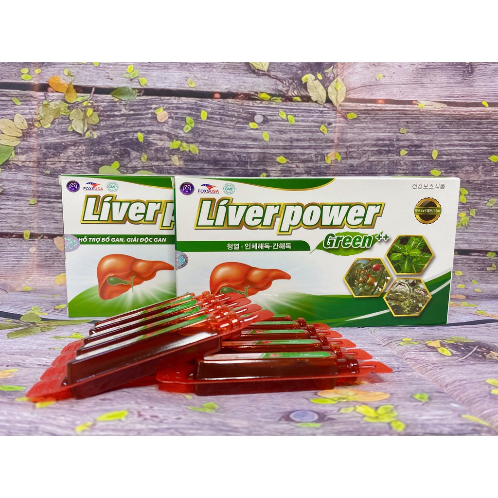 Giải độc, mát gan thanh nhiệt LIVER POWER Green