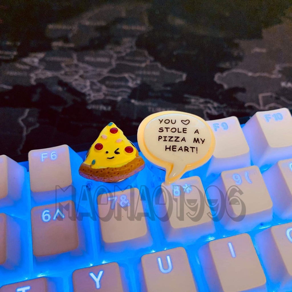 Keycap lẻ hình đồ ăn (Nút bấm trang trí bàn phím cơ) nhiều mẫu siêu độc, lạ, dễ thương