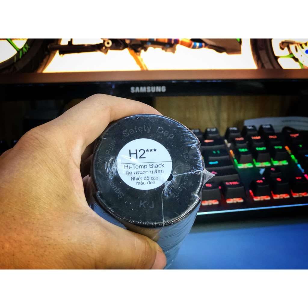 combo sơn samurai chịu nhiệt h2 lên màu chuẩn nhất_ Lê Lĩnh Vlog